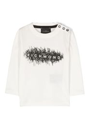 John Richmond Junior T-shirt con stampa - Bianco