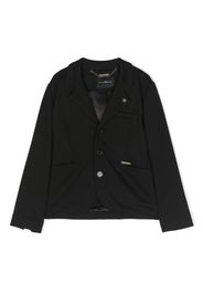 John Richmond Junior button-detail single-breasted blazer - Nero