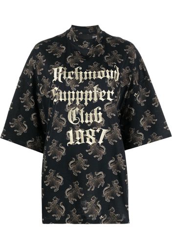 John Richmond embroidered-logo T-shirt - Nero