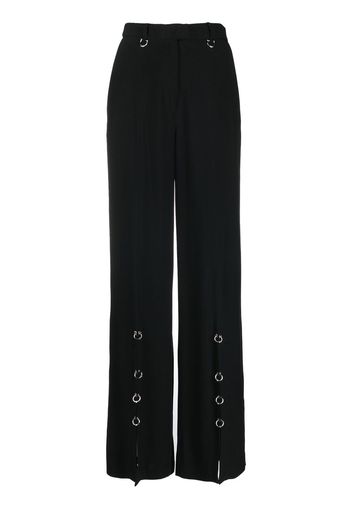 John Richmond wide-leg ring-detail trousers - Nero