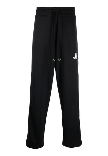 John Richmond Pantaloni dritti con coulisse - Nero