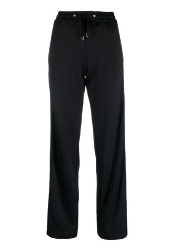 John Richmond Pantaloni dritti con coulisse - Nero