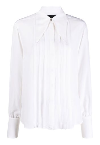 John Richmond Camicia a maniche lunghe oversize - Bianco