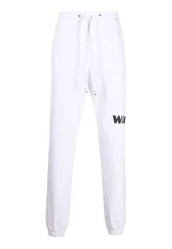 John Richmond Pantaloni sportivi con stampa - Bianco