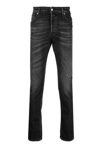 John Richmond Jeans slim a vita bassa - Nero