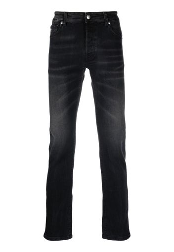 John Richmond washed denim jeans - Nero