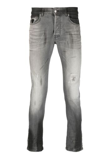 John Richmond faded skinny jeans - Grigio