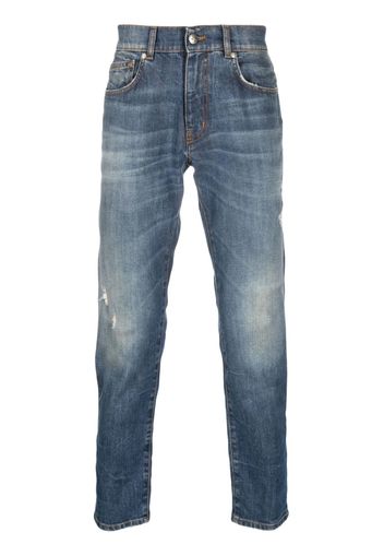 John Richmond Jeans Meili affusolati a vita media - Blu