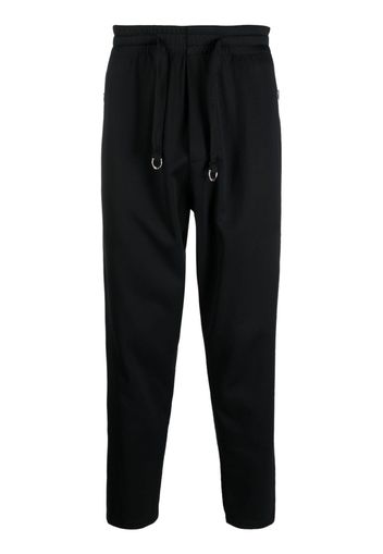 John Richmond logo-embroidered tapered-leg track pants - Nero