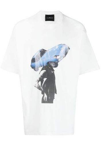 John Richmond T-shirt con stampa - Bianco