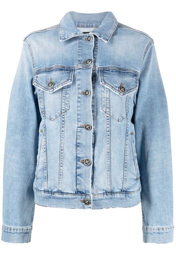 John Richmond Giacca denim con decorazione - Blu