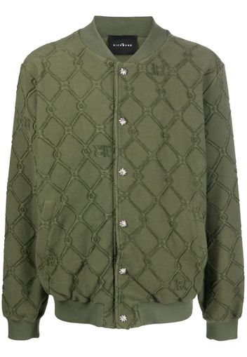 John Richmond Bomber con bottoni - Verde