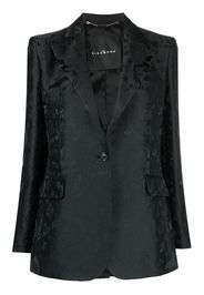 John Richmond Blazer monopetto con stampa - Nero