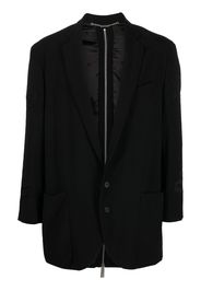 John Richmond Blazer con zip - Nero