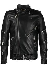 John Richmond studded leather jacket - Nero