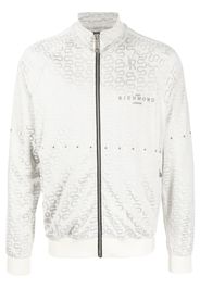 John Richmond Felpa con zip - Bianco