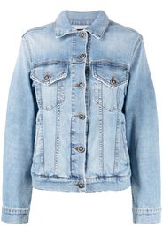 John Richmond Giacca denim con decorazione - Blu