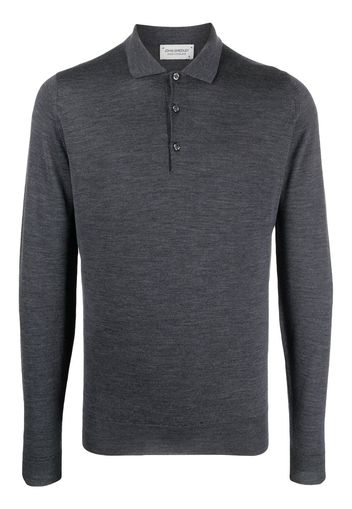 John Smedley round-neck knit jumper - Grigio