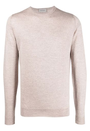 John Smedley round-neck knit jumper - Toni neutri