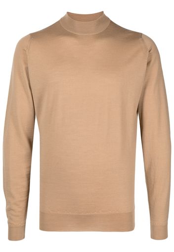 John Smedley Harcourt merino-wool jumper - Marrone