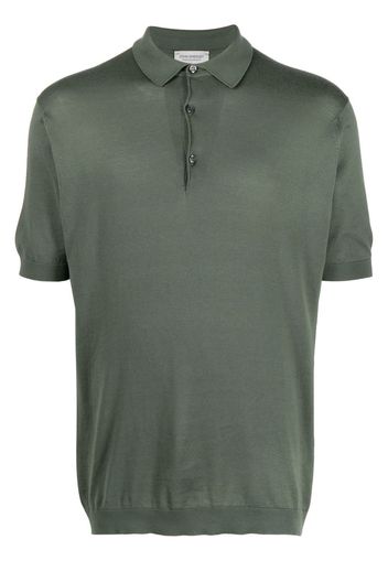 John Smedley short-sleeve polo shirt - Verde