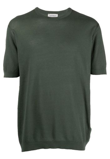 John Smedley cotton T-shirt - Verde