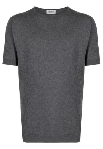 John Smedley jersey-knit short-sleeve sweatshirt - Grigio