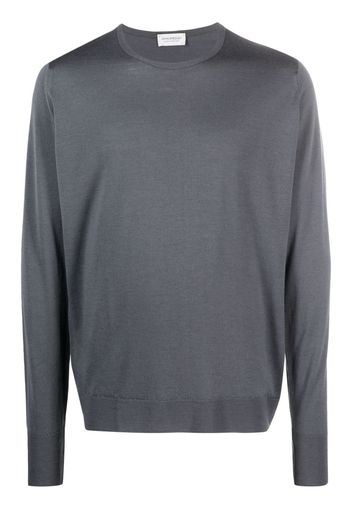 John Smedley Marcus fine-knit merino jumper - Grigio