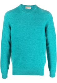 John Smedley knitted long-sleeve jumper - Blu