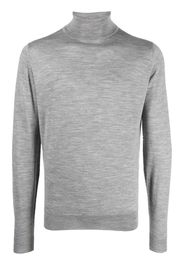 John Smedley roll-neck knit jumper - Grigio