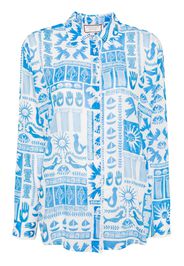 Johnny Was Camicia Acantha - Blu