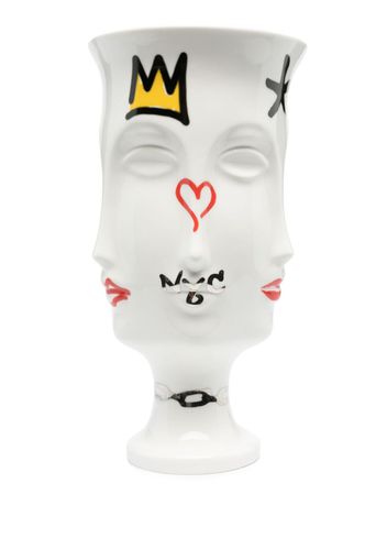 Jonathan Adler Dora Maar graffiti urn - Bianco