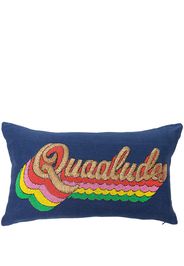 Jonathan Adler Quaaludes beaded-embellished cushion - Blu