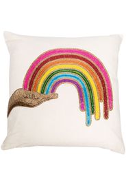 Jonathan Adler JON AD UK RAINBOW HAND BEADED PILLOW 20' - Toni neutri