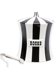 Jonathan Adler stripe ceramic ice bucket - Nero