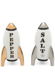 Jonathan Adler rocket salt and pepper shakers - Bianco