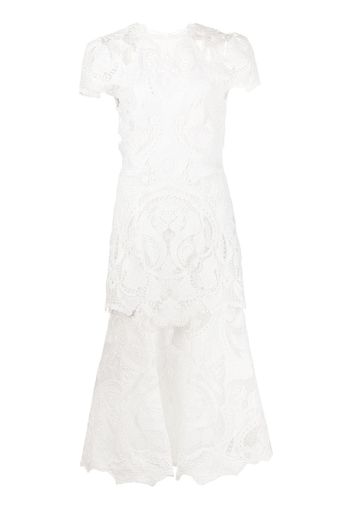 Jonathan Simkhai Abito midi con cut-out - Bianco