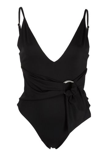 Jonathan Simkhai Niya belted swimsuit - Nero