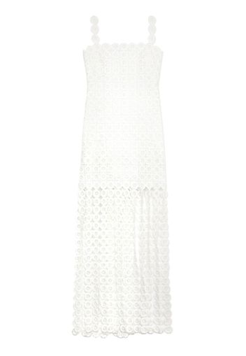 Jonathan Simkhai fringe-detail sleeveless dress - Bianco