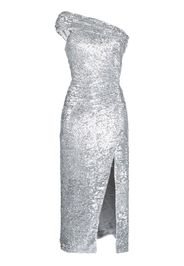 Jonathan Simkhai Zay Hammered sequin-embellished dress - Argento