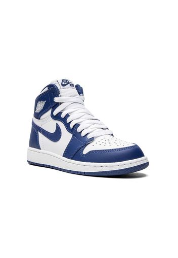 Jordan Kids Sneakers alte Air Jordan 1 rétro OG BG - Bianco