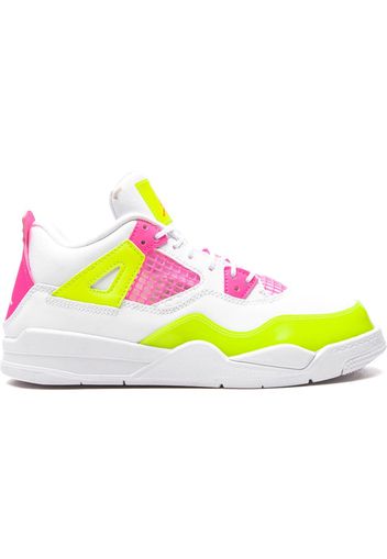 Jordan Kids Air Jordan 4 Retro SE "White Lemon Pink" sneakers - Bianco