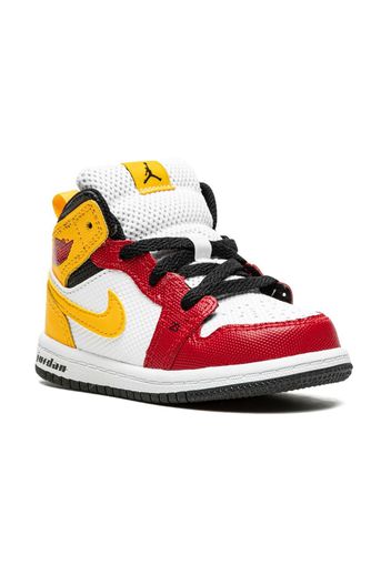 Jordan Kids Air Jordan 1 Mid SE "Motorsport" sneakers - Bianco