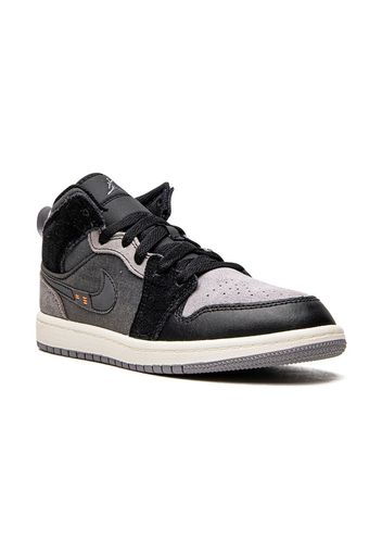 Jordan Kids Air Jordan 1 mid sneakers - Nero