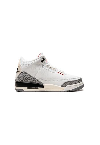 Jordan Kids Air Jordan 3 Retro "Fire Red 2022" sneakers - Bianco