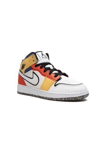 Jordan Kids Air Jordan 1 Mid SE sneakers - Bianco