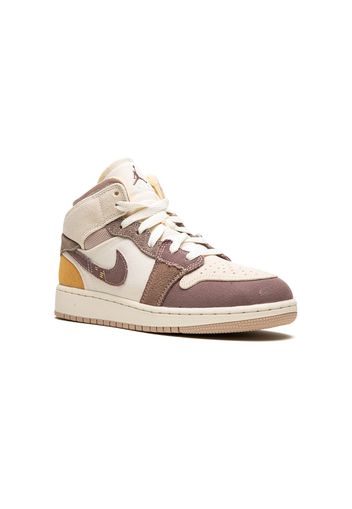 Jordan Kids Air Jordan 1 Mid SE Craft "Inside Out - Taupe Haze" sneakers - Toni neutri