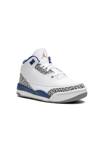 Jordan Kids Air Jordan 3 "Wizards" sneakers - Bianco