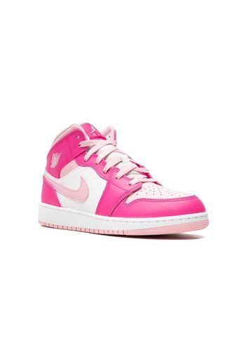 Jordan Kids Air Jordan 1 Mid "Fierce Pink" sneakers - Rosa