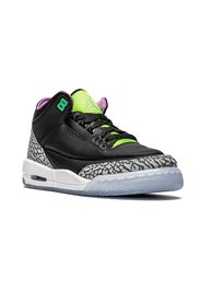 Jordan Kids Jordan 3 Retro "Electric Green" sneakers - Nero